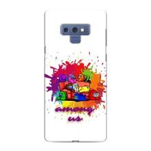 Чехол Амонг Ас для Samsung Galaxy Note 9 (AlphaPrint) (Яркий АмонгАс)