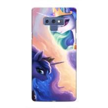 Чехол для Самсунг Галакси Ноут 9 - (Единорожки - Новинки) (AlphaPrint) (Единорожки)