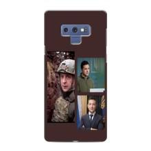 Чехол для Samsung Galaxy Note 9 (AlphaPrint - с принтом Зеленского) – Президент