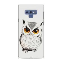 Чехол с птицами на Samsung Galaxy Note 9 (VPrint) (Милая Сова)