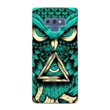 Чехол с птицами на Samsung Galaxy Note 9 (VPrint) (Сова с глазом)