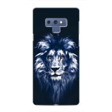 Чехол со Львом для Samsung Galaxy Note 9 (VPrint) (Синий Лев)