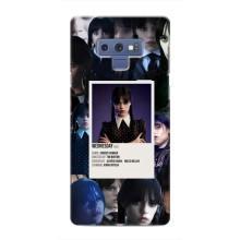 Чехлы Венсдей на Samsung Galaxy Note 9 Уэнсдей (AlphaPrint) (коллаж Уэнздей)