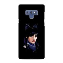Чехлы Венсдей на Samsung Galaxy Note 9 Уэнсдей (AlphaPrint) (серьезная Уэнздей)