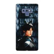 Чехлы Венсдей на Samsung Galaxy Note 9 Уэнсдей (AlphaPrint) (Уэнздей кошка)