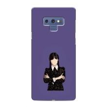 Чехлы Венсдей на Samsung Galaxy Note 9 Уэнсдей (AlphaPrint) (Уэнздей в черном)