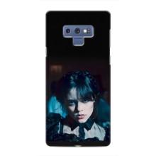 Чехлы Венсдей на Samsung Galaxy Note 9 Уэнсдей (AlphaPrint) (взгляд Уэнздей)