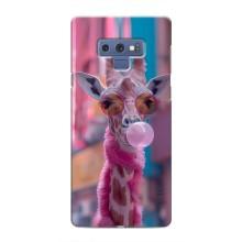 Чехол с принтом стильные животные для Самсунг Галакси Ноут 9 – Стильный жирав