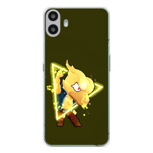 Бампер (ТПУ) з принтом Brawl Stars на Модель телефону українськими літерами та цифрами виглядатиме так: Нотінг ЦМФ Фон 1. – Ворон