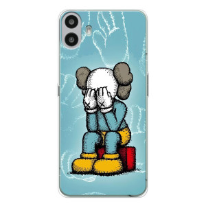 Чехлы для Nothing CMF Phone 1 - Bearbrick Louis Vuitton (PREMIUMPrint)