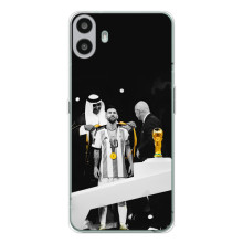 Чохли для Nothing CMF Phone 1 (Leo чемпіон) (AlphaPrint) (Мессі коронований)