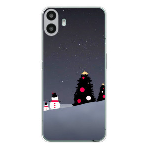 Чехлы на Новый Год Nothing CMF Phone 1 – Снеговички