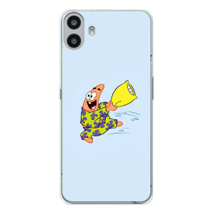 Чехлы с Патриком на Nothing CMF Phone 1 – Патрик с подушкой