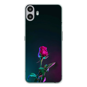 Чехлы с принтом Розочки для Nothing CMF Phone 1 – Ночная роза