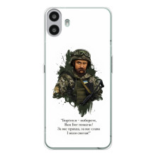 Чохли для Nothing CMF Phone 1 с принтом Тараса Шевченко (AlphaPrint) (Шевченко воїн)