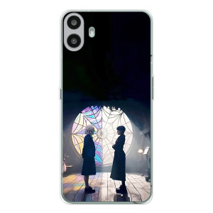 Чехлы с принтом Уэнсдей на Nothing CMF Phone 1 – Уэнсдей и Энди