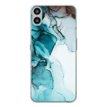 Чохол для Натінг ЦМФ Фон 1 - з принтом (Дизайнерські) (AlphaPrint) (Бірюзовий мрамор)