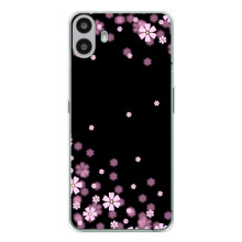 Чохол для Натінг ЦМФ Фон 1 - з принтом (Дизайнерські) (AlphaPrint) (Квіти маленькі)