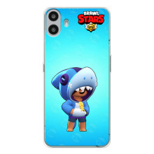 Чехол для Nothing CMF Phone 1 Бравл Старс (VPrint) – Леон акула