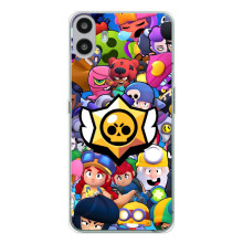 Чехол для Nothing CMF Phone 1 Бравл Старс (VPrint) – Лого Brawl Stars