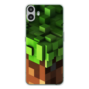 Чехол Майнкрафт на Nothing CMF Phone 1 (AlphaPrint) Minecraft