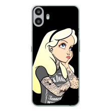 Чохол з друком для Nothing CMF Phone 1 - (Мода) (AlphaPrint) (Дівчина в тату)