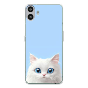 Чехол на тематику: Коты для Nothing CMF Phone 1 – Белый кот