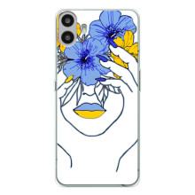 Чохол на Nothing CMF Phone 1 (Український дизайн) – Українка на всю голову