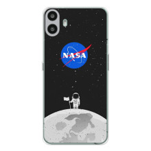 Силіконовый бампер з принтом "Наса" на Nothing CMF Phone 1 – Космонавт NASA