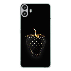 Чехол с изображением  вкусной еды для Nothing CMF Phone 1 – Чёрная клубника