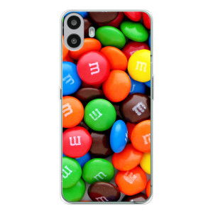 Чехол с изображением  вкусной еды для Nothing CMF Phone 1 – Разноцветные M&M'S