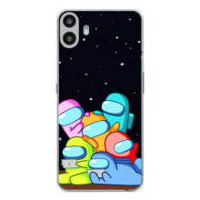 Чохли Амонг Ас для Nothing CMF Phone 1 (AlphaPrint) (Скіни в космосі)