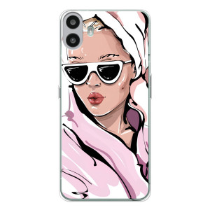 Чехол с картинкой Модные Девчонки Nothing CMF Phone 1 – Девушка в халате