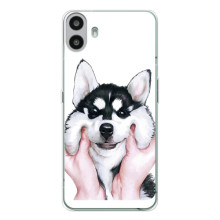 Бампер для Nothing CMF Phone 1 з картинкою "Песики" (Собака Хаскі)