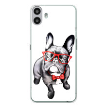 Бампер для Nothing CMF Phone 1 з картинкою "Песики" (В окулярах)