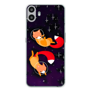 Чехол с Лисичкой для Nothing CMF Phone 1 – Лисы