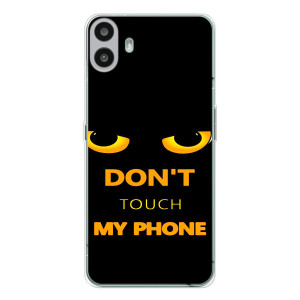 Чехол с Прикольным принтом на Nothing CMF Phone 1 – Не трогай мой телефон