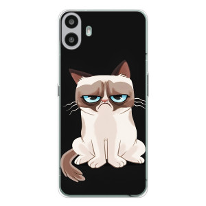 Чехол с принтом для Nothing CMF Phone 1 (AlphaPrint) Модные коты