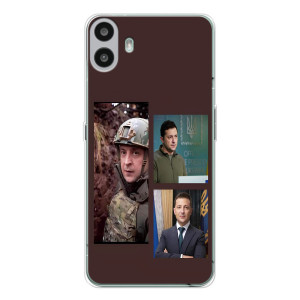 Чохол для Nothing CMF Phone 1 (AlphaPrint - с принтом Зеленського)