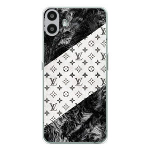 Чехол Стиль Louis Vuitton на Nothing CMF Phone 1 – LV на белом
