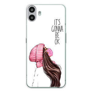 Чехол Стильные девушки на Nothing CMF Phone 1 – Девушка в маске