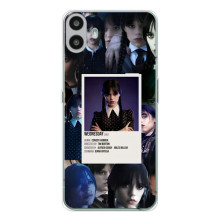 Чохли Венсдей на Nothing CMF Phone 1 Уенсдей (AlphaPrint) (колаж Венздей)