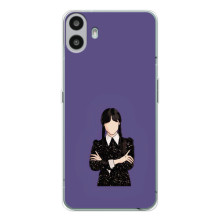 Чохли Венсдей на Nothing CMF Phone 1 Уенсдей (AlphaPrint) (Венздей у чорному)