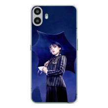 Чохли Венсдей на Nothing CMF Phone 1 Уенсдей (AlphaPrint) (Венздей з парасолькою)