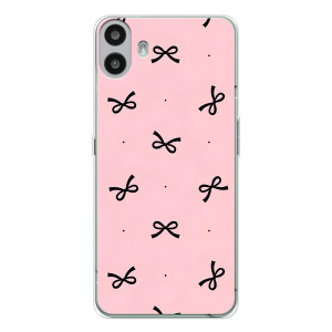 Чохол банти для Nothing CMF Phone 1 – Чорні бантики