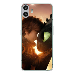 Чехол дракон Беззубик для Nothing CMF Phone 1 – Беззубик и Иккинг