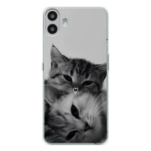 Чехол с рисунком кот на Nothing CMF Phone 1