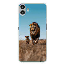 Чехол Король лев на Натинг ЦМФ Фон 1 (Мусафа и Симба)