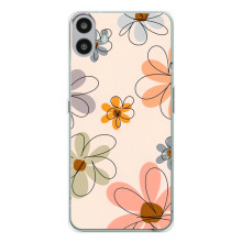 Чохол з квітковим принтом на Натінг ЦМФ Фон 1 (Кольорові квіти)