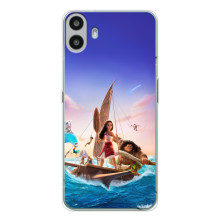 Чехол с мультфильмом Моана Nothing CMF Phone 1 (Моана и Мауи)